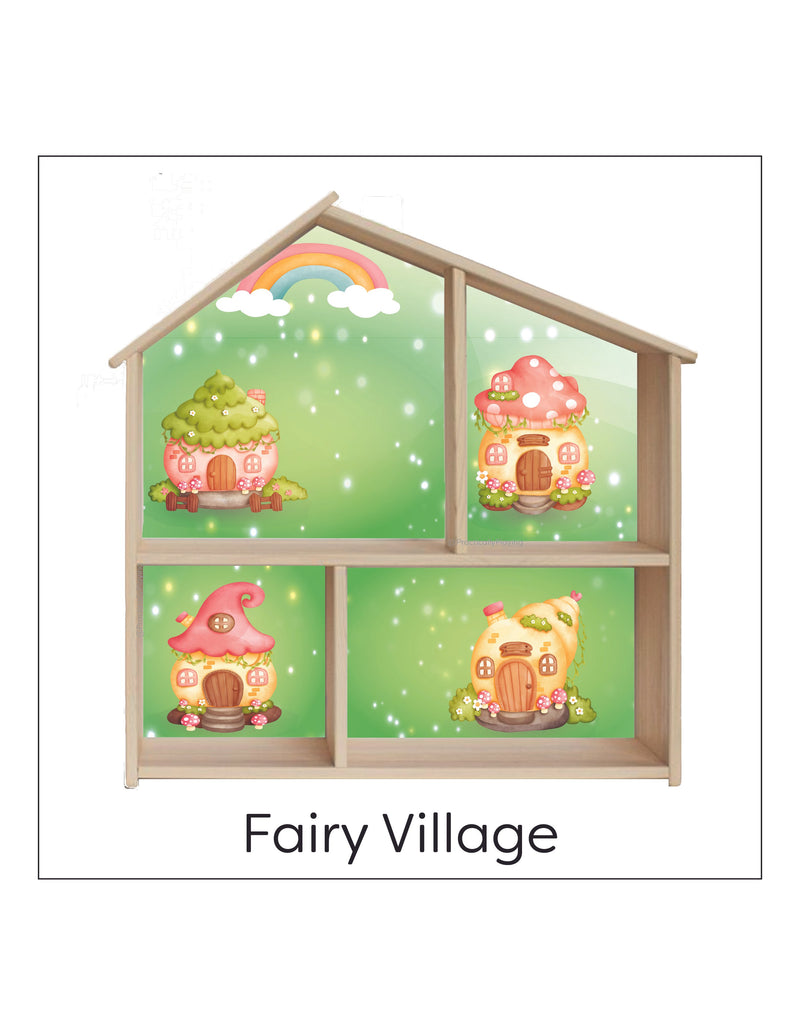 Fairy Village Flisat Dollhouse Printable Insert