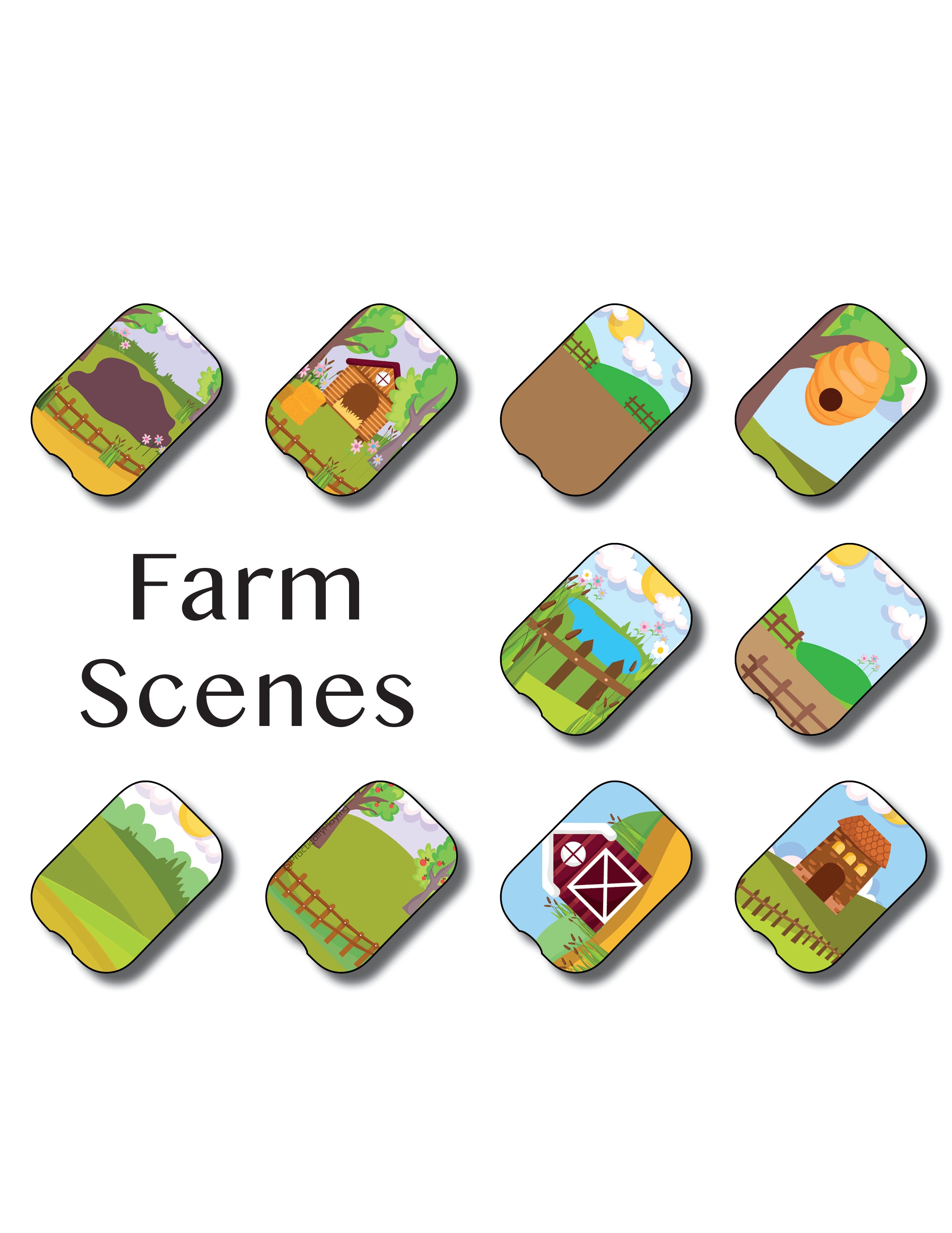 Farm Small World Scene Maker – Practically Playing