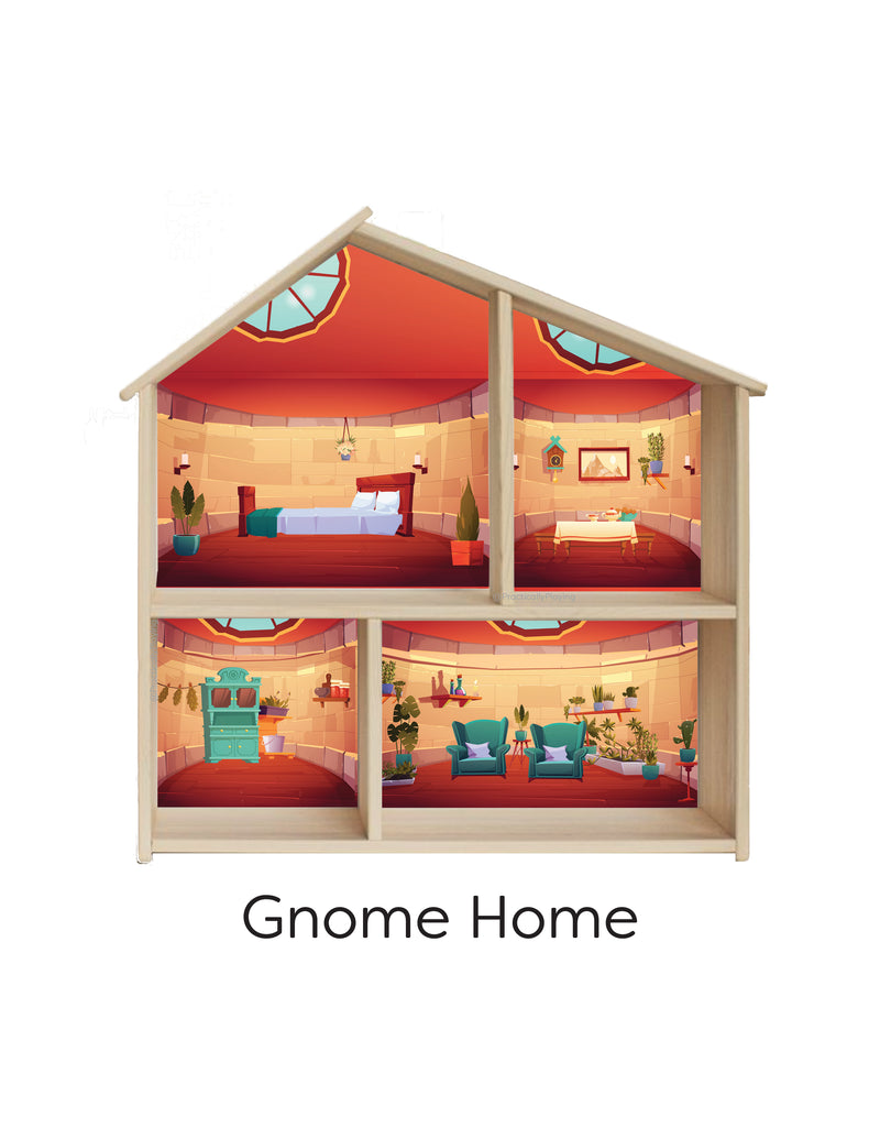 Gnome Home Dollhouse Printable Insert
