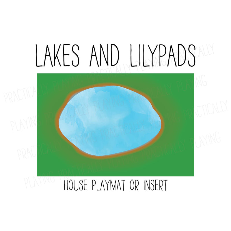Lakes and Lily Pads- Log Cabin House