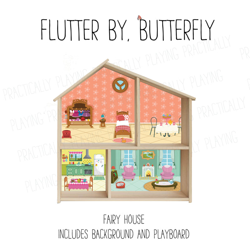 Flutter By, Butterfly House Pack