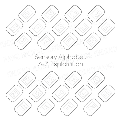 Sensory Alphabet Printable Inserts, Posters or Playboards