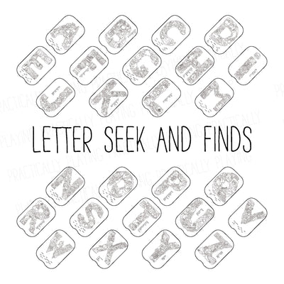 Letter Seek and Finds Insert Mega Pack