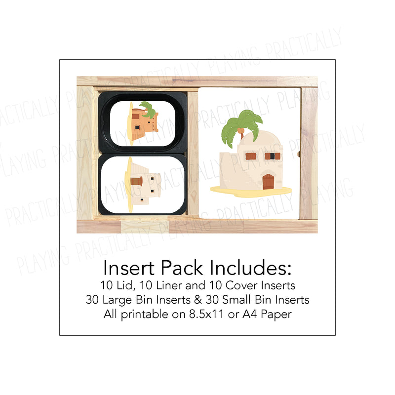 Bible Houses Printable Insert Pack