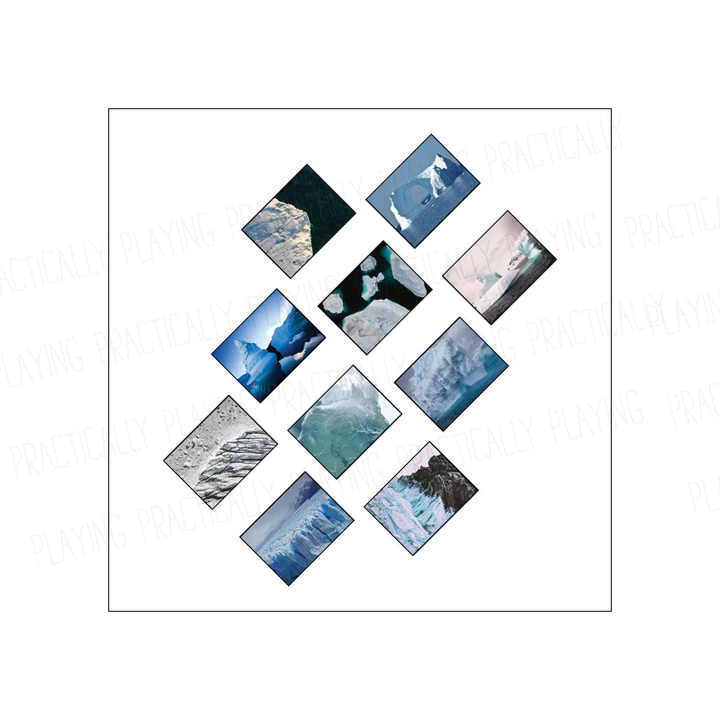 Icebergs and Glaciers Printable Insert Pack