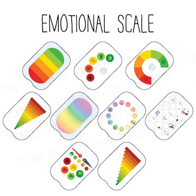 Emotional Scale Printable Insert Pack