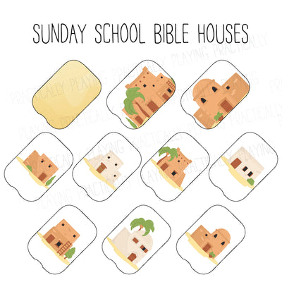 Bible Houses Printable Insert Pack