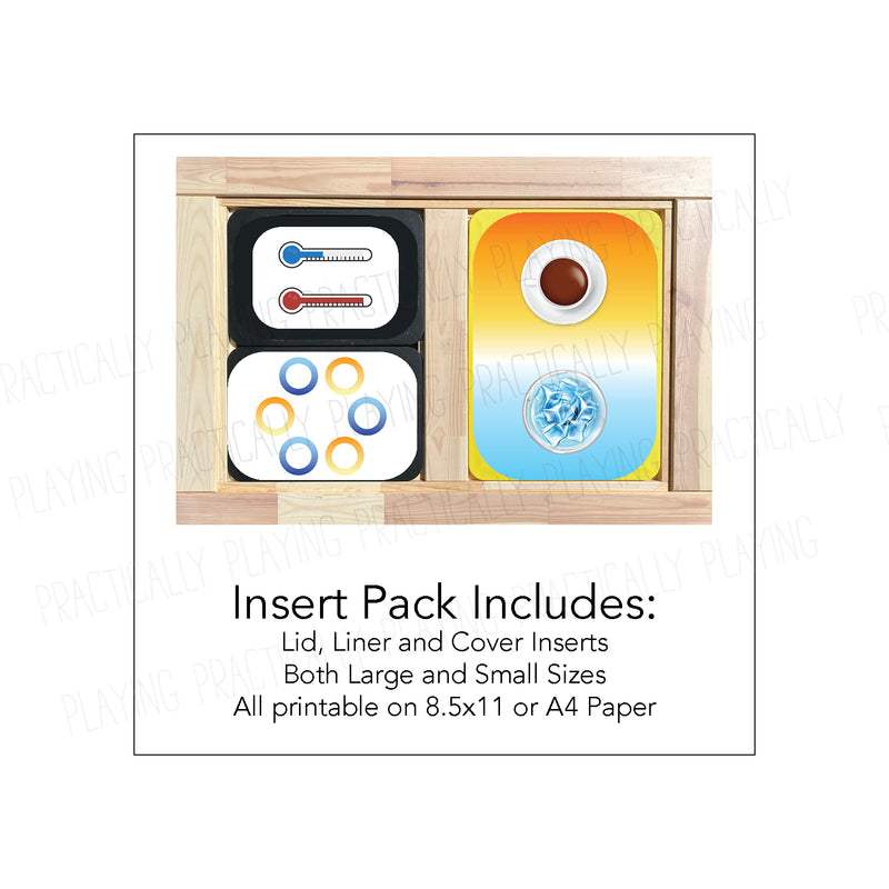 Hot And Cold Printable Insert Pack