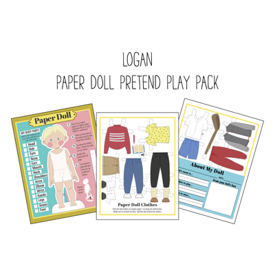 Paper Doll Dramatic Play Pack