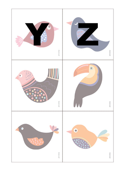 Bird Letter Cards