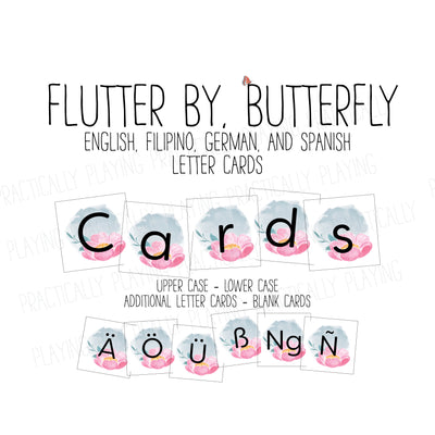 Flutter By, Butterfly Letter Pack