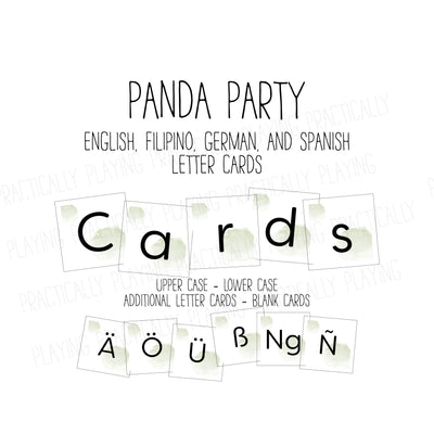 Panda Party Letter Pack