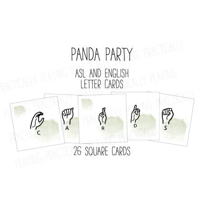 Panda Party Letter Pack