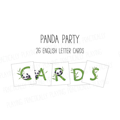 Panda Party Letter Pack