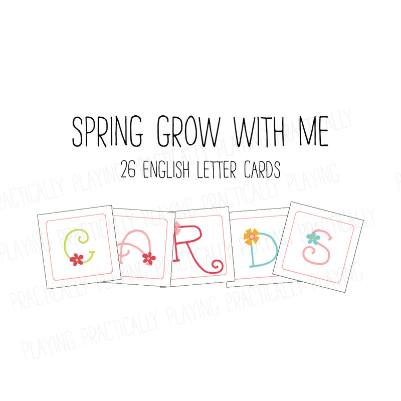 Spring Grow with Me Letter Pack