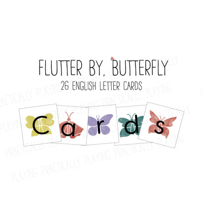 Flutter By, Butterfly Letter Pack