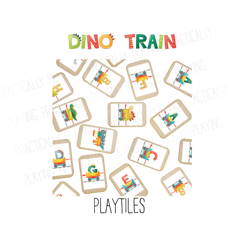 Dino Train Alphabet PlayTile Mega Pack