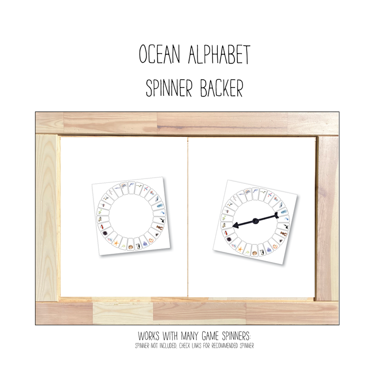 Ocean Alphabet Spinner
