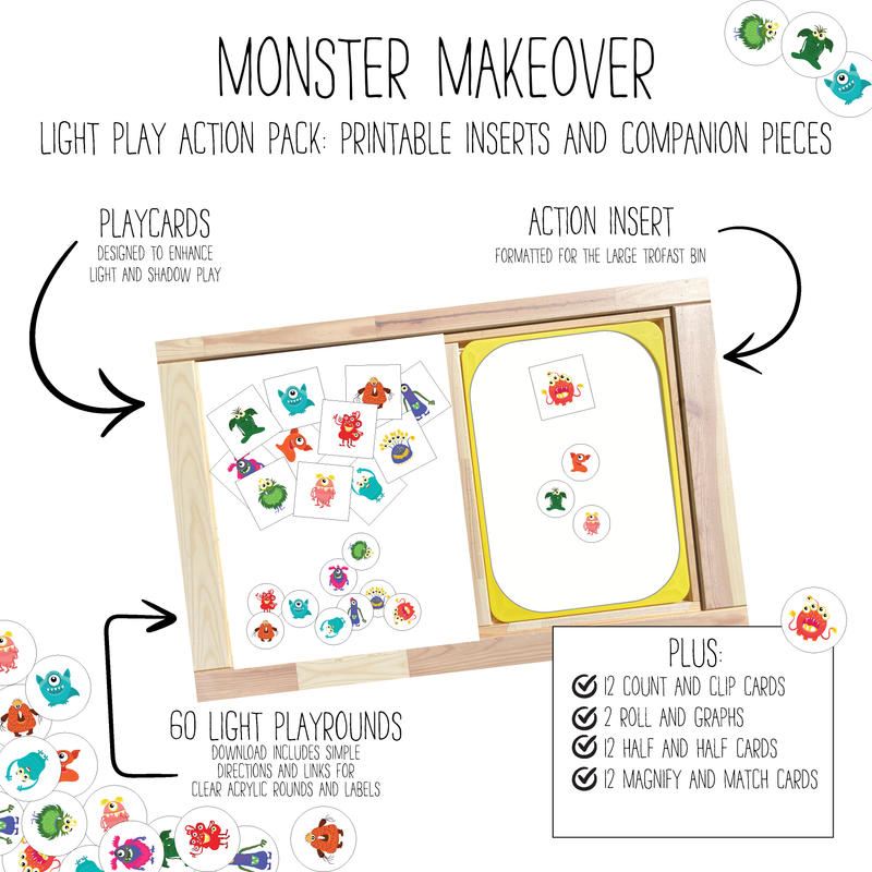Monster Makeover Light Play Action Pack