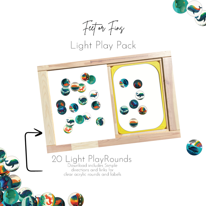 Feet or Fins Light Play Action Pack