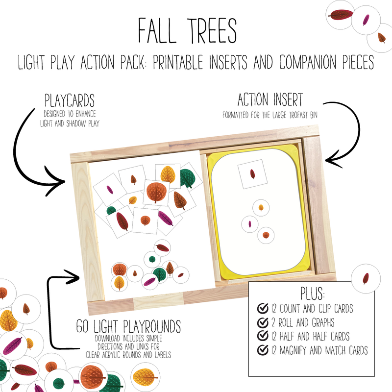Fall Trees Light Play Action Pack