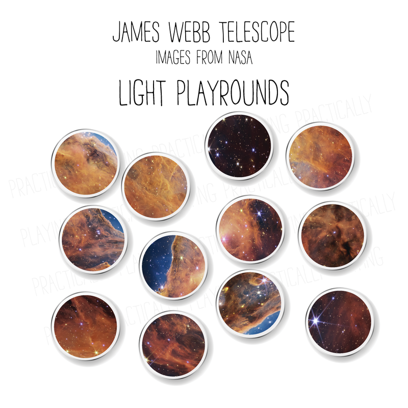 James Webb Telescope Images Light PlayRound Pack