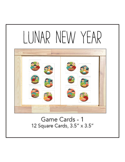 Lunar New Year Game Cards and Story Cubes- Reunion Dinner