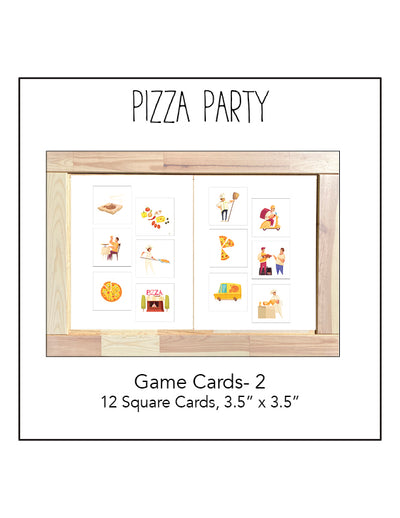 Pizza Party Cards and Cubes 2