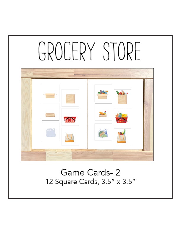 Grocery Card and Cube - 2