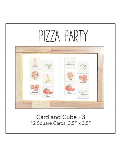 Pizza Party Cards and Cubes 3