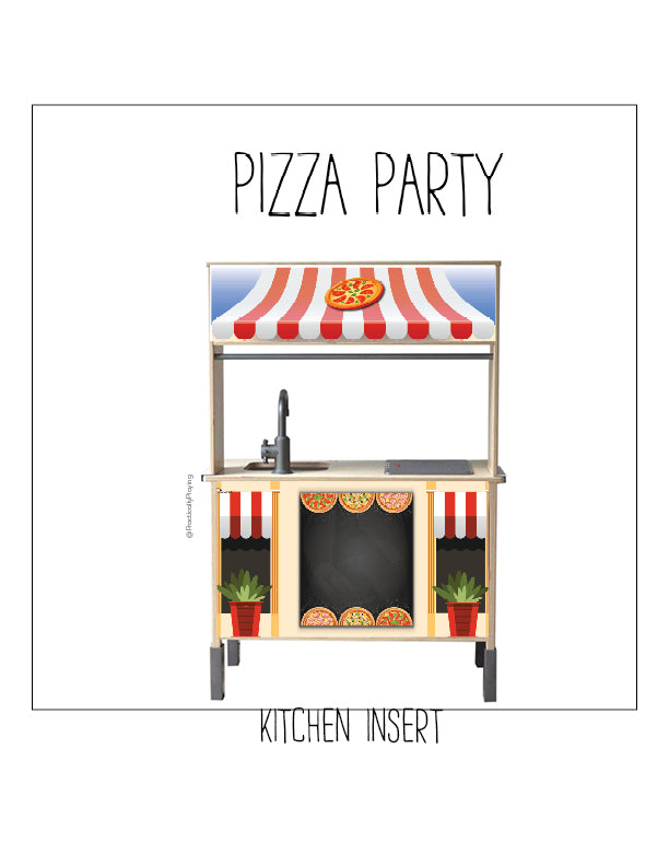 Pizza Party Kitchen Insert