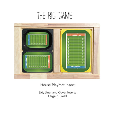 The Big Game Dollhouse Insert and Play Mat