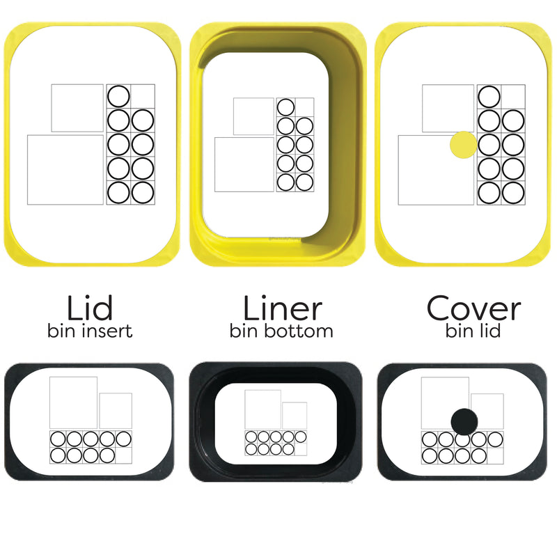 Math Foundations- 10 Frames (Flisat Printable Inserts- 10 Pack)