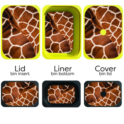 Safari- Animals Up Close Texture Pack (Flisat Insert Template- 10 Pack) - Practically Playing