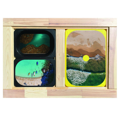 Birds Eye View- Ocean Textures (Flisat Insert Template- 10 Pack) - Practically Playing