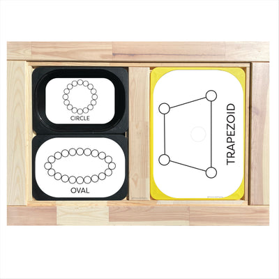 Math Foundations, English Version Shapes from Points 1-10 (Flisat Printable Inserts- 16 Pack)