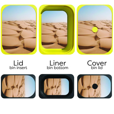 Desert and Arctic Textures Pack (Flisat Insert Template- 10 Pack) - Practically Playing