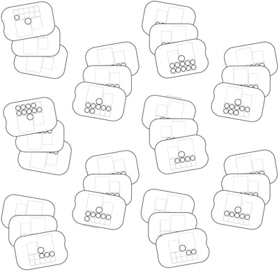 Math Foundations- 10 Frames (Flisat Printable Inserts- 10 Pack)