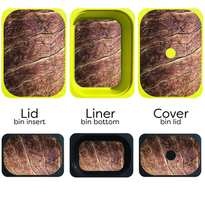 Natural Wood Textures Pack (Flisat Insert Template- 10 Pack) - Practically Playing