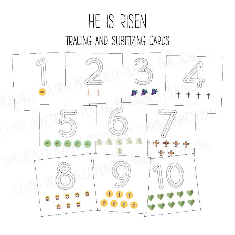 He Is Risen Number Pack
