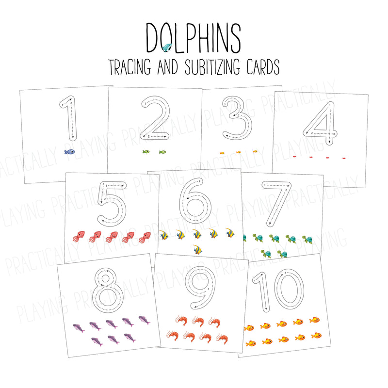 Dolphins Number Pack