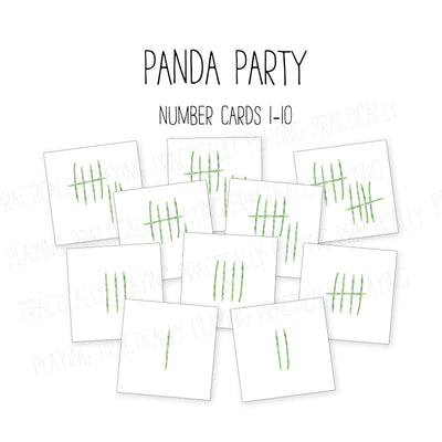 Panda Party Number Pack