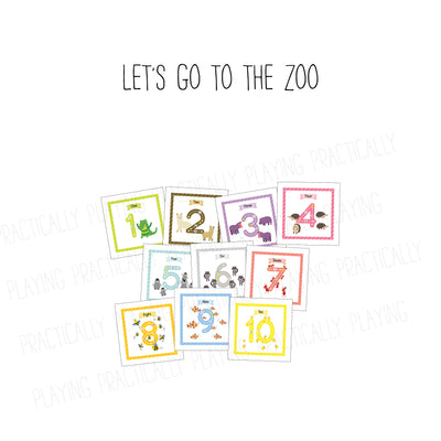 Let's Go to the Zoo Number Pack