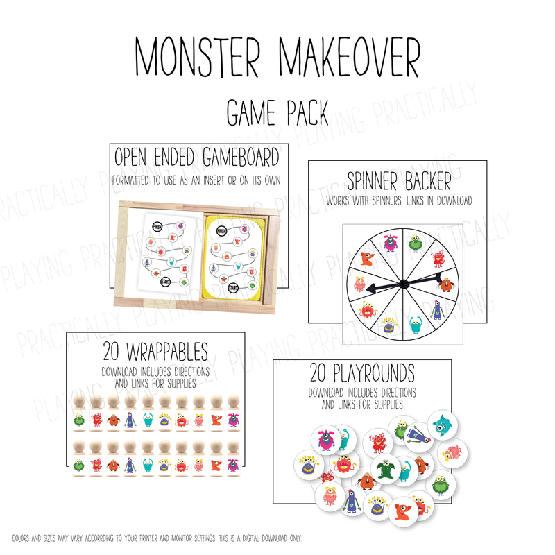 Monster Makeover Game Pack