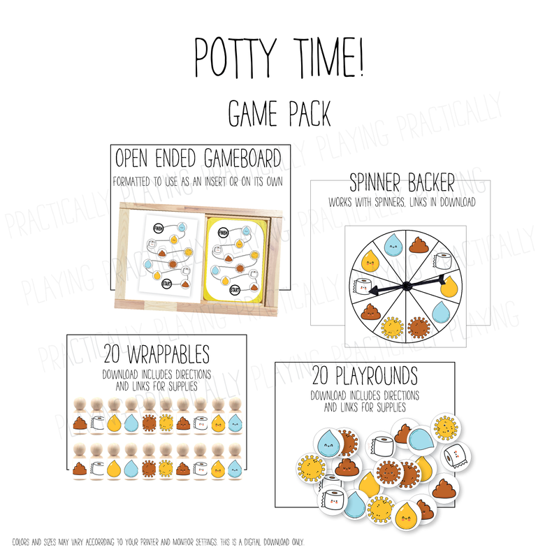 Potty Time Game Pack