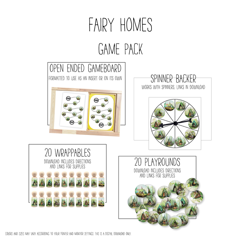Fairy Homes Game Pack