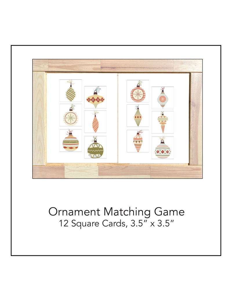 Mod Ornament Matching Cards