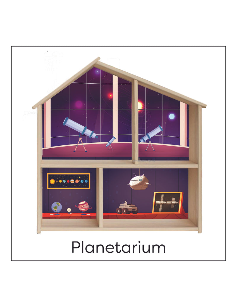 Planetarium Flisat Dollhouse Printable Insert