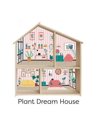 Plant Dreams Dollhouse Printable Insert
