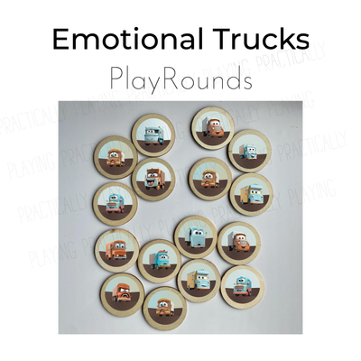 Emotional Trucks Complete Play Pack Cricut Print and Cut